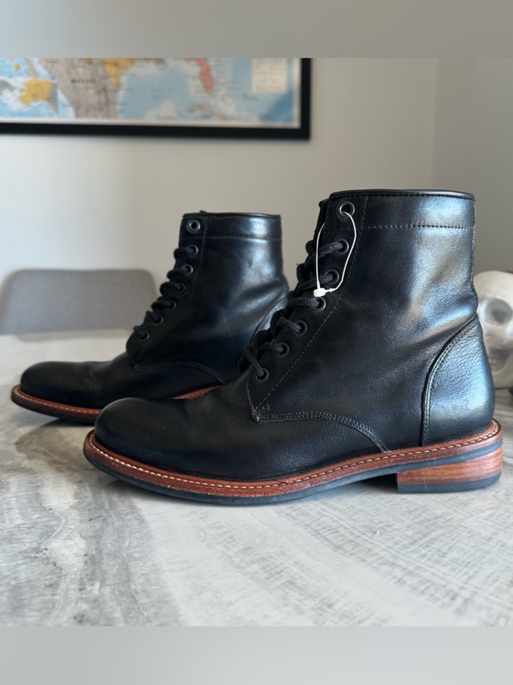 Nisolo Amalia Black Leather Water Resistant Women’s Boots